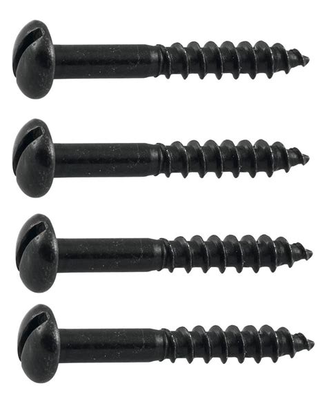 Zierschrauben Holzschrauben schwarz Schrauben Schmiedeeisen Ø 3 - 5 mm ...