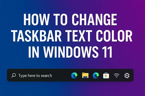 Image result for Change Taskbar Text Color