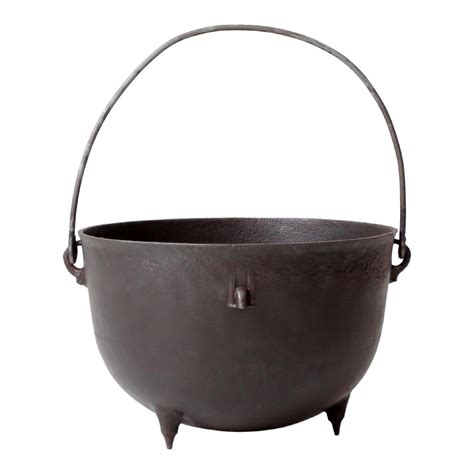 Antique 15 Gallon Cast Iron Cauldron | Chairish