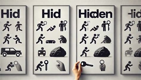 Difference between Hid or Hidden: What is the Past Tense of Hide ...