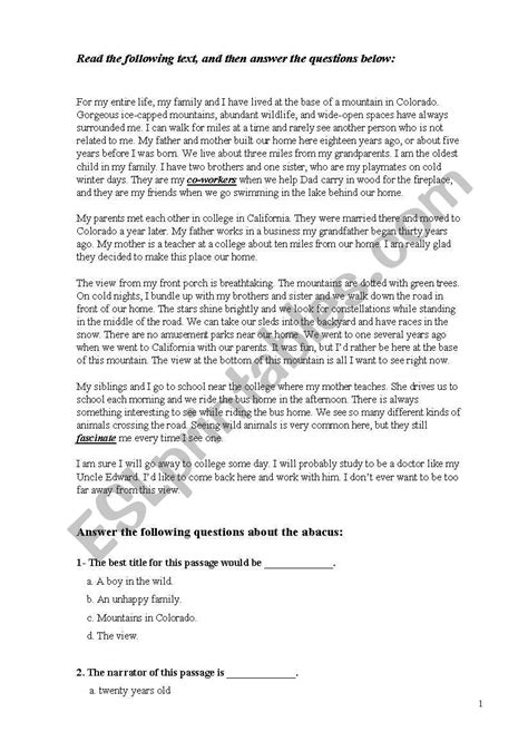 Image result for Reading Test ESL