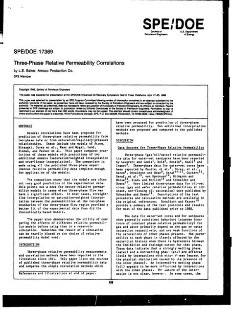 Image result for Three-Phase Relative Permeability