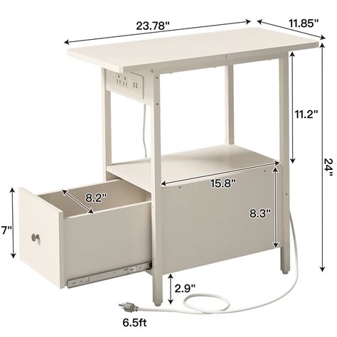 End Table With Drawer And Usb at Jake Spragg blog