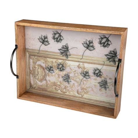 Handcrafted Antique Lotus Crate Tray for Home – Artychoke
