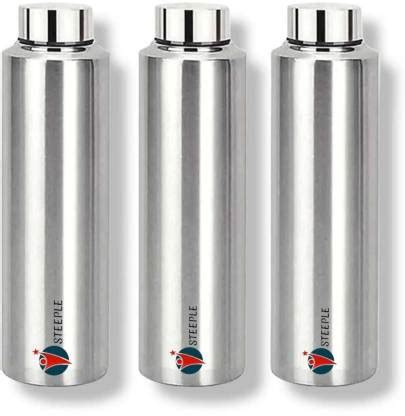 STEEPLE Stainless Steel Fridge Water Bottle, Refrigerator, School ...