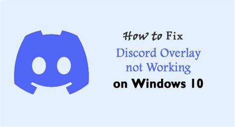 Image result for Discord Overlay Not Working Fix