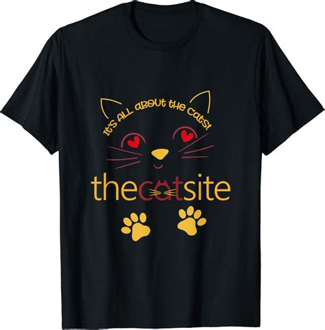 Amazon.com: It's All About The Cats Tee Shirt for Cat Lovers : Clothing ...
