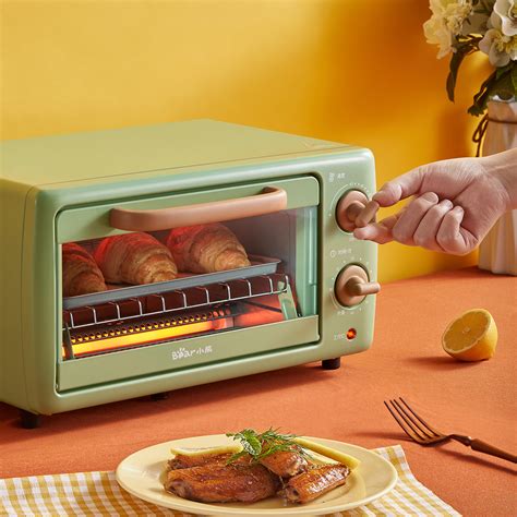 小熊（Bear）电烤箱DKX-C10J1 10.5L迷你家用多功能烤箱旋钮控温智能定时图片,高清实拍大图—苏宁易购