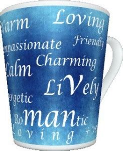 CreativesKart Zodiac Libra M Conical Ceramic Coffee Mug Price in India ...