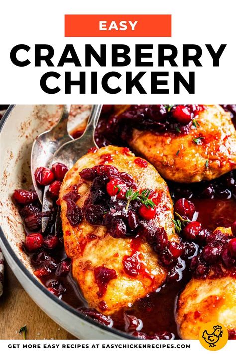 Cranberry Chicken Recipe - Easy Chicken Recipes