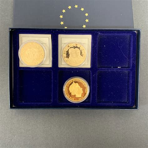 British Royalty 24k gold Layered Coins