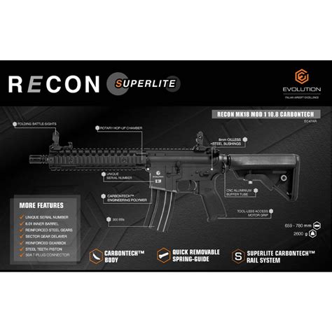 Evolution Recon MK18 MOD Carbontech, 209,00