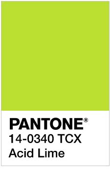 PANTONE 14-0340 TCX Acid Lime_色号查询_PANTONE 潘通色卡国内代理商--彩虹国际色卡-您色彩选择的好帮手 ...