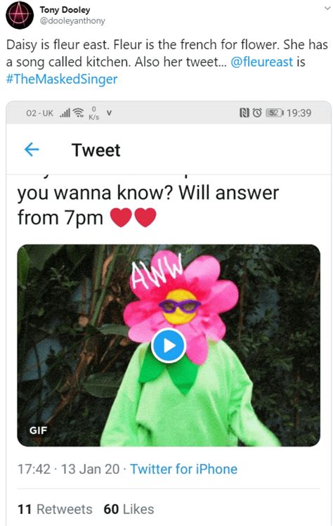 Image result for Masked Singer Daisy