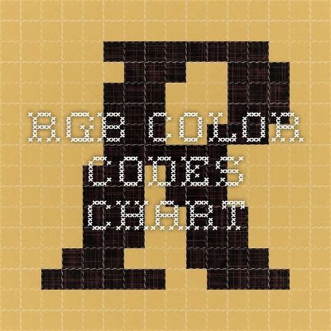 RGB Color Codes Chart 的图像结果