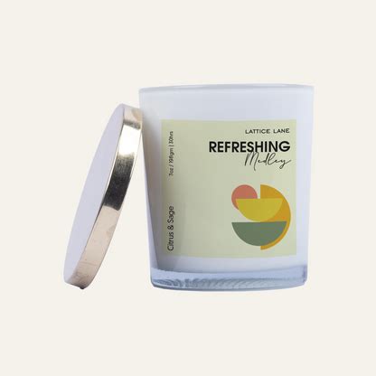Refreshing Medley Candle - (7oz) – Lattice Lane
