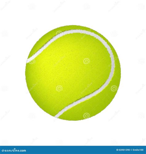 Tennis ball stock photo. Image of gavel, isolated, element - 83901390