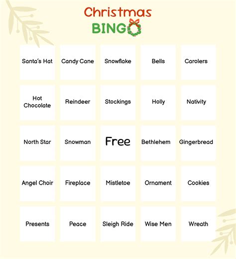 Christmas Bingo Ice Breaker - 13 Free PDF Printables | Printablee