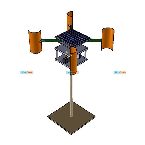 Mechanical Project : Vertical axis wind turbine dual mode (Solar and ...