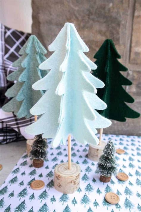 Felt Christmas Tree Pattern 的图像结果