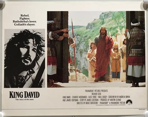 ORIGINAL LOBBY CARDS - KING DAVID - 1985 - set of 8 - Richard Gere ...