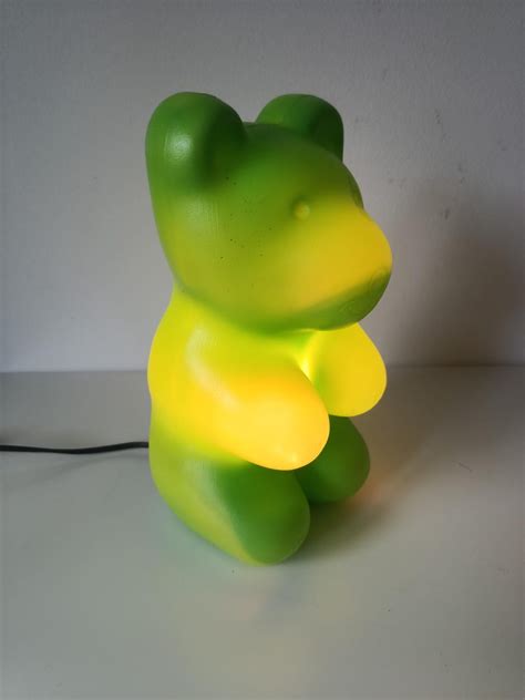 Vintage Teddy Bear Lamp/ Messow/ Gummi Bear Floor Lamp/ Pop Art Floor ...
