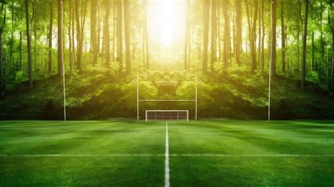 Sportsfield within Forest 的图像结果