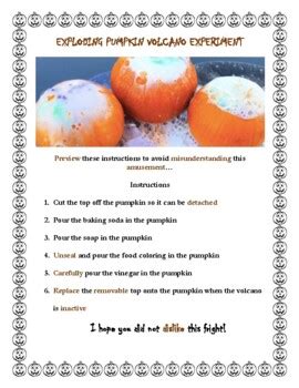 Image result for Exploding Pumpkin Experiment