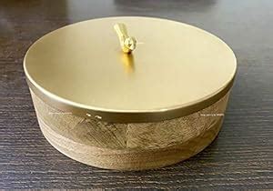 SPHINX Wooden Roti/Chapati/Indian Bread Box With Lid - 1 Set, Brown ...