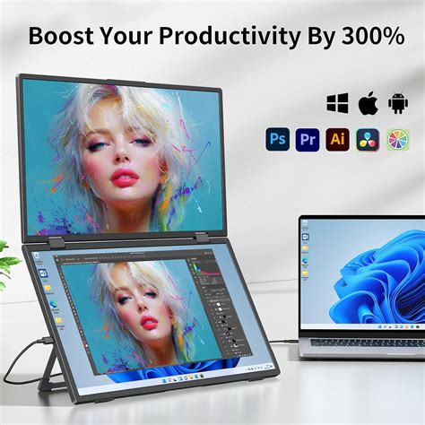 Pornitor Laptop Screen Extender,15.6 Dual Monitors India | Ubuy