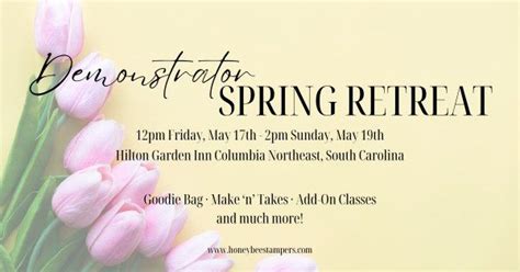 Spring Stampin Up! Demonstrator Weekend Retreat, Hilton Garden Inn ...