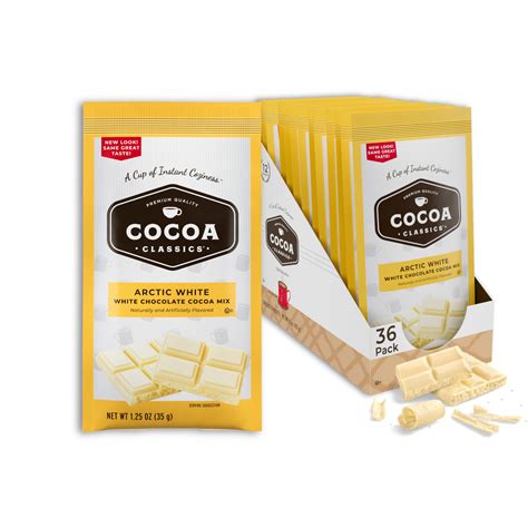 Amazon.com : Cocoa Classics Arctic White Cocoa Mix | Hot Chocolate ...