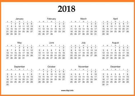 Top 50 Printable Calendar 2018 For Free Download Prin - vrogue.co