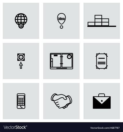 Vector Business Icon Set 的图像结果