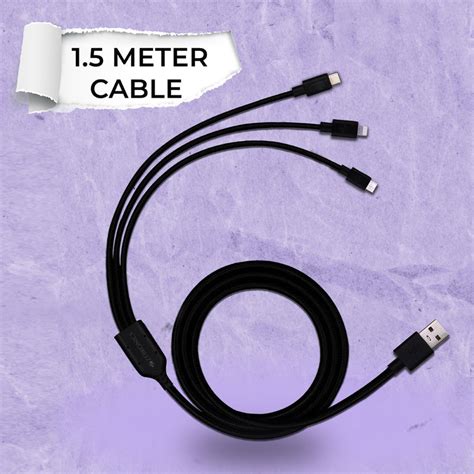Zebronics-UMLCC1205 - 3 in 1 Cable