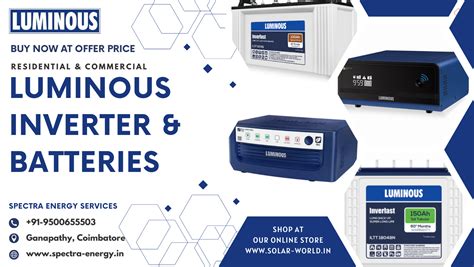 Luminous Inverters and Batteries – Solar World