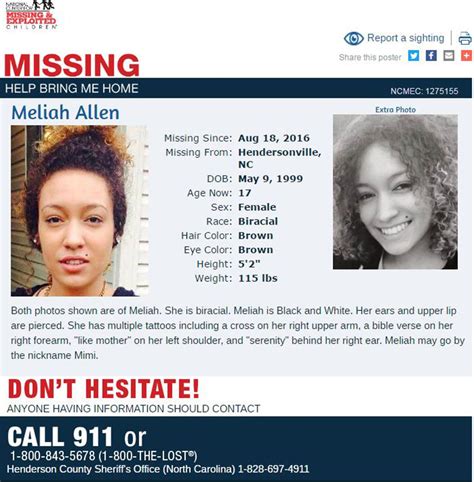 North Carolina Missing Persons