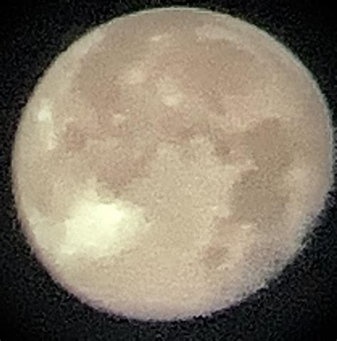 The full cold Moon up close taken with an iPad eighth generation ...