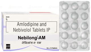 Buy Nebilong Am 5/5 MG Strip Of 15 Tablets Online at Truemeds