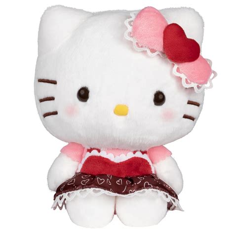 Hello Kitty 50th Anniv. Plush Mascot (Red Gingham Bow)