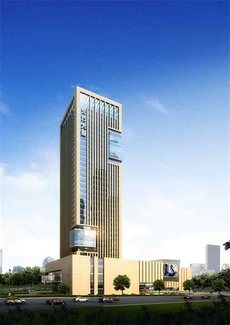 【内蒙古】35层框剪结构办公楼建筑设计方案文本_高层住宅__土木在线