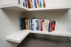 Floating Corner Bookshelves by Fitted Floating Shelves Empatika Floating Corner Bookshelves