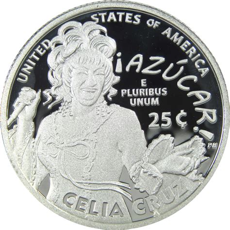 2024 S Celia Cruz American Women Quarter .999 Silver 25c Proof Coin