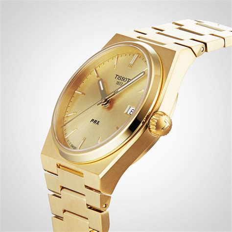 Tissot PRX Gold Mens Watch T1372103302100 | Goldsmiths