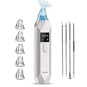 2021 Newest Blackhead Remover Pore Vacuum, EUASOO Electric Facial Pore ...