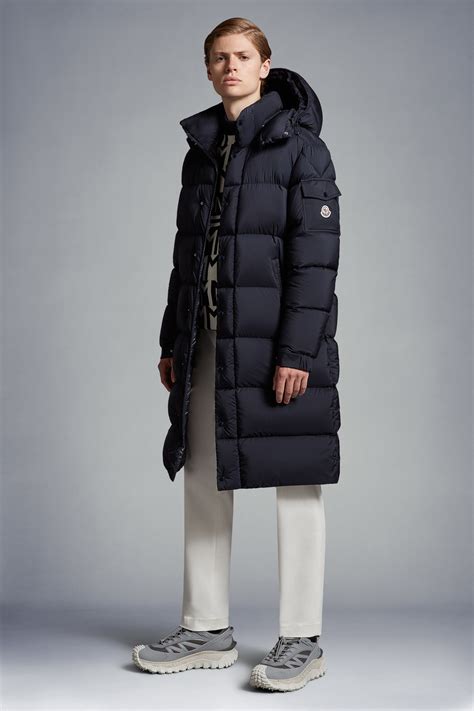 Night Blue Hanoverian Long Down Jacket - Long Down Jackets for Men ...