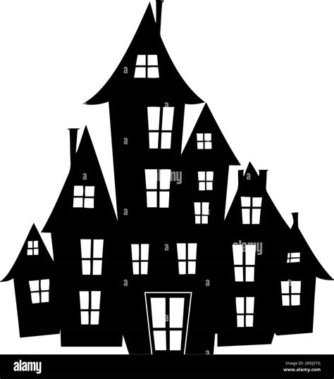 Halloween Haunted House Cut Out