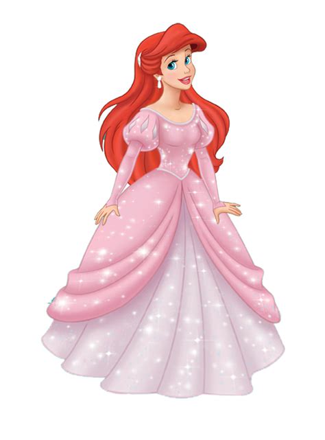 Ariel pink dress, Ariel wedding dress, Disney princess dresses