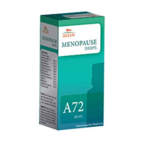 Allen - A72 Menopause Drops - Hot flushes, Mood swings