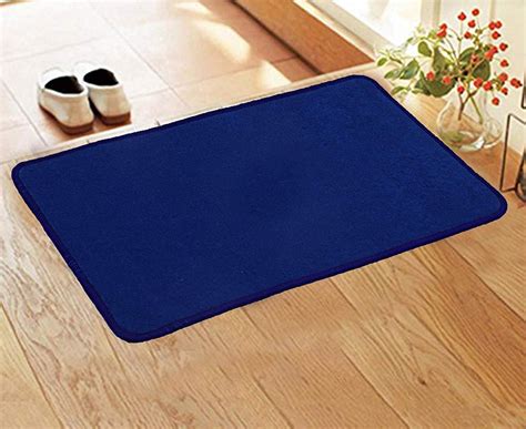 Kuber Industries Microfiber Anti Slip 2 Pieces Door Mat 22"x14", Grey ...